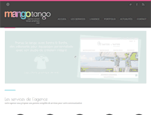 Tablet Screenshot of mangotango.fr